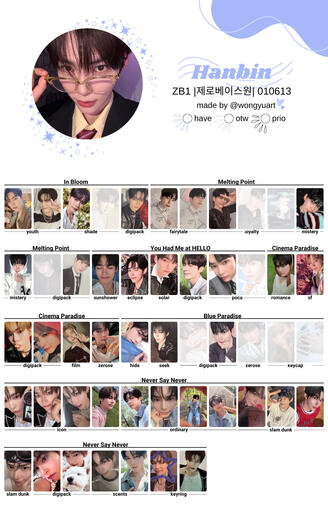 ZB1 Hanbin